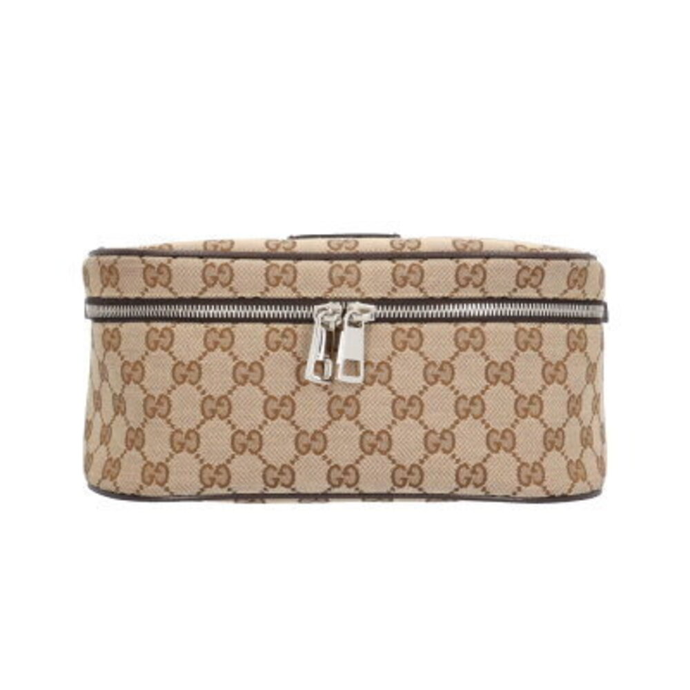 Gucci GG Canvas Body Bum Crossbody Belt Bag Brown